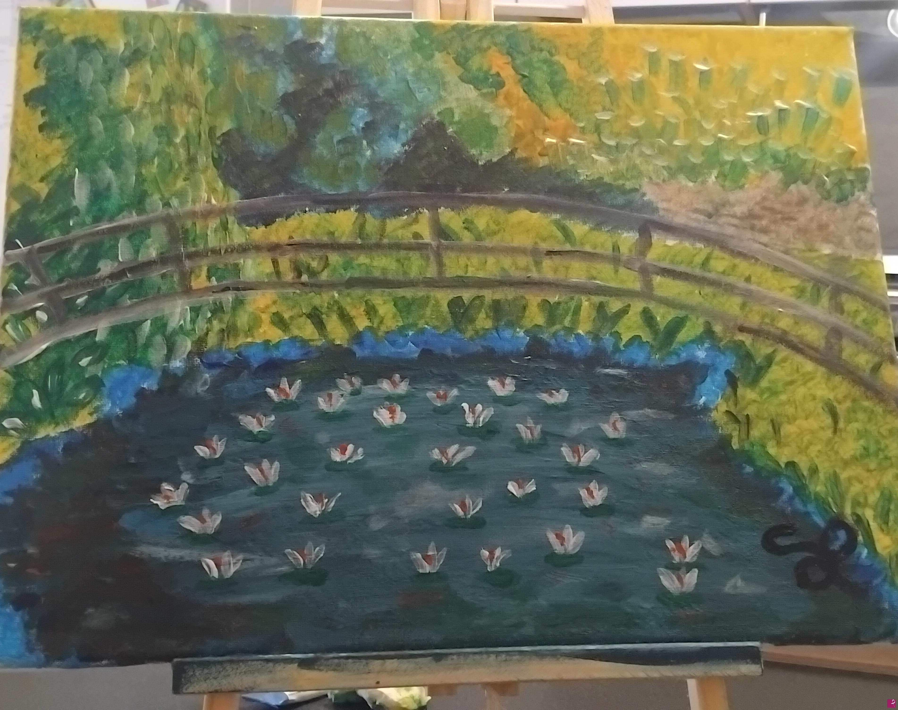 quadri in vendita online - Il giardino  di Monet 
