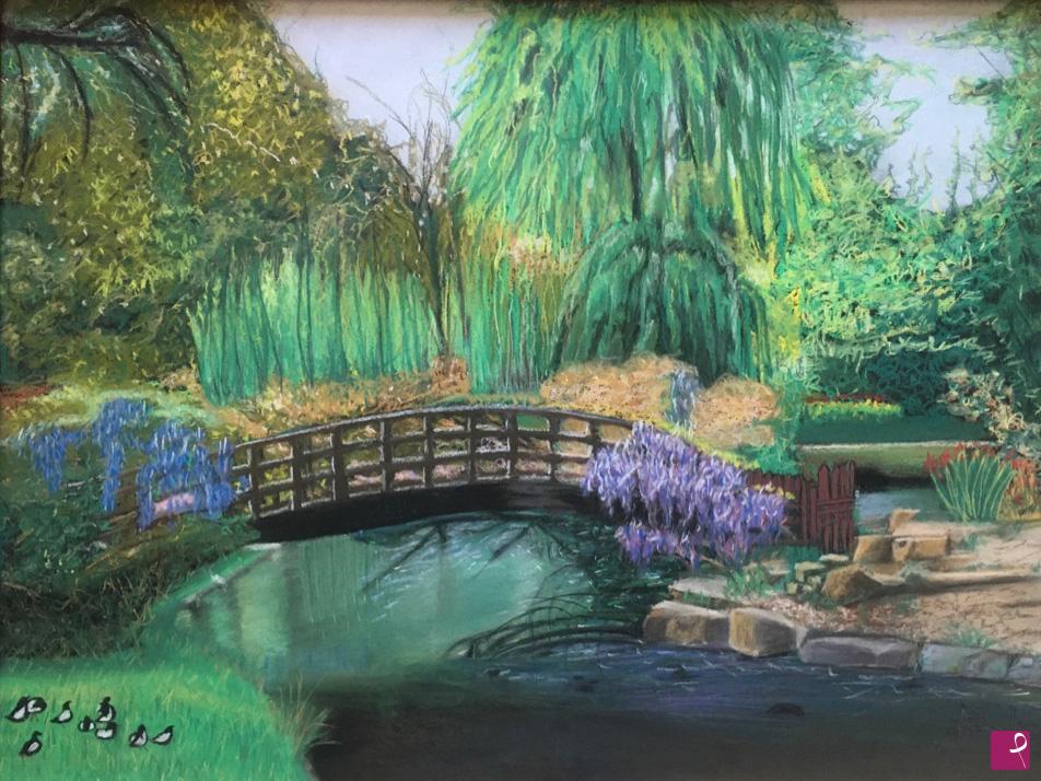 quadri in vendita online - Il giardino di Ninfa