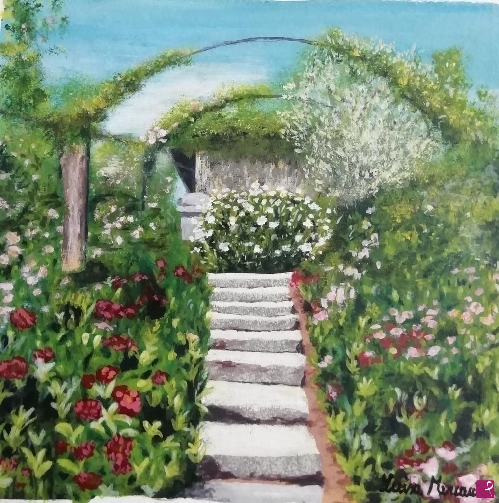 quadri in vendita online - "Il Giardino segreto"