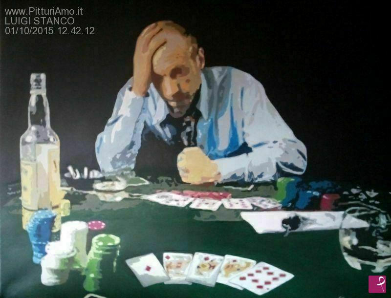 quadri in vendita online - IL GIOCATORE
