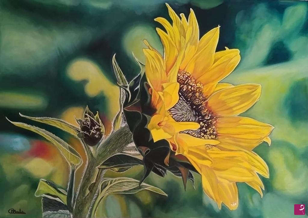 quadri in vendita online - Il girasole