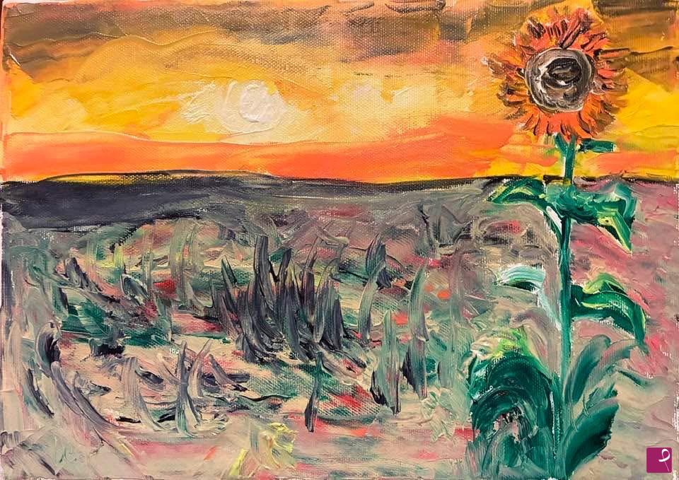 quadri in vendita online - Il girasole 