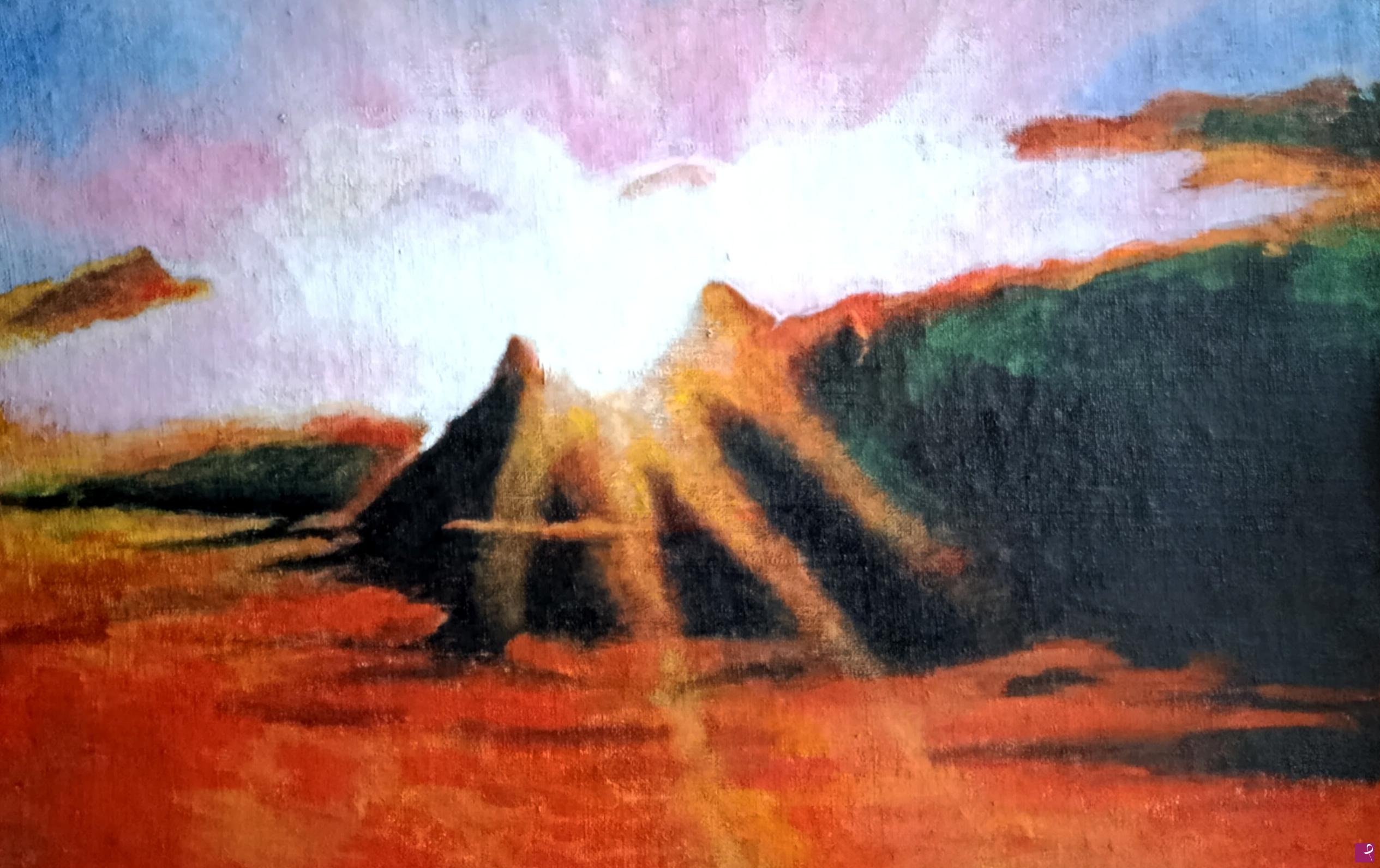 quadri in vendita online - Il grande tramonto 