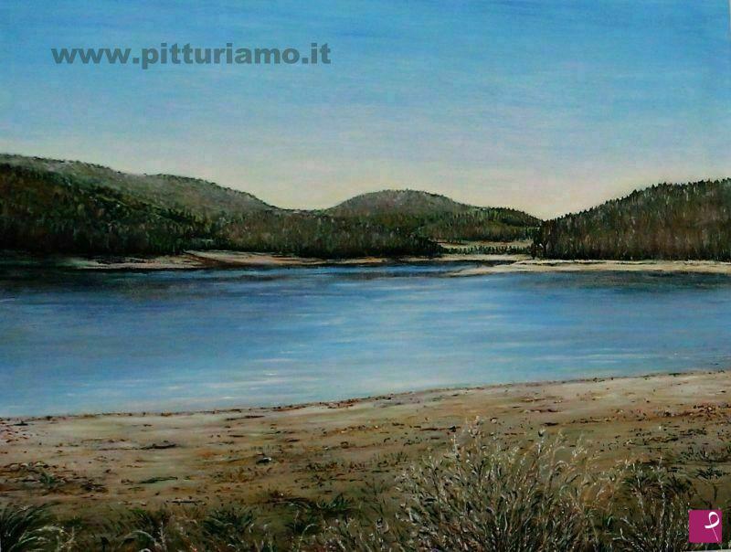 quadri in vendita online - Il lago