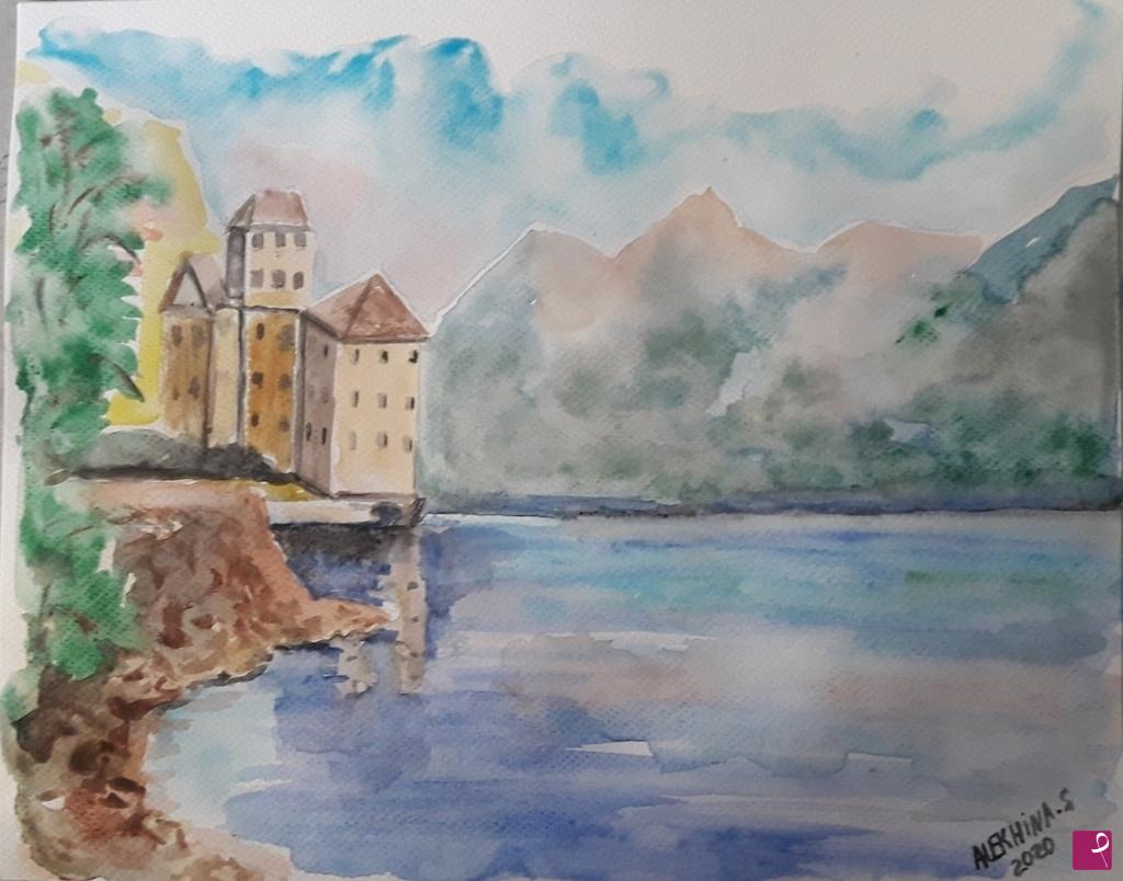 quadri in vendita online - Il lago