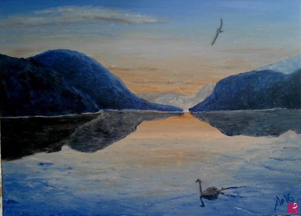 quadri in vendita online - il lago d'orta