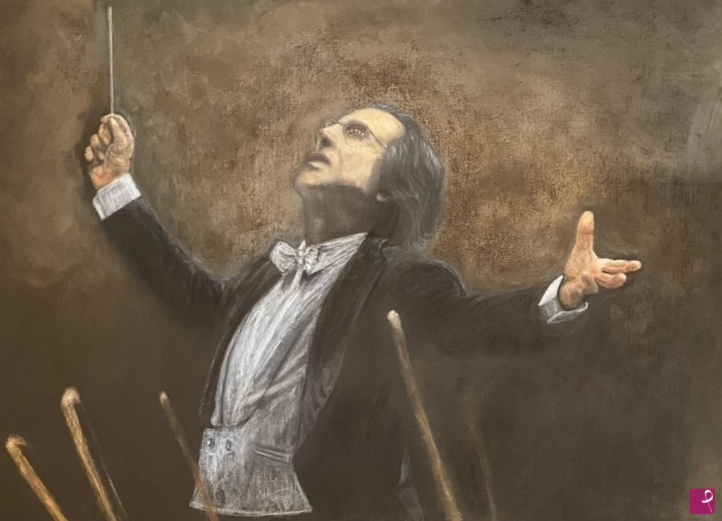 quadri in vendita online - Il maestro Riccardo Muti