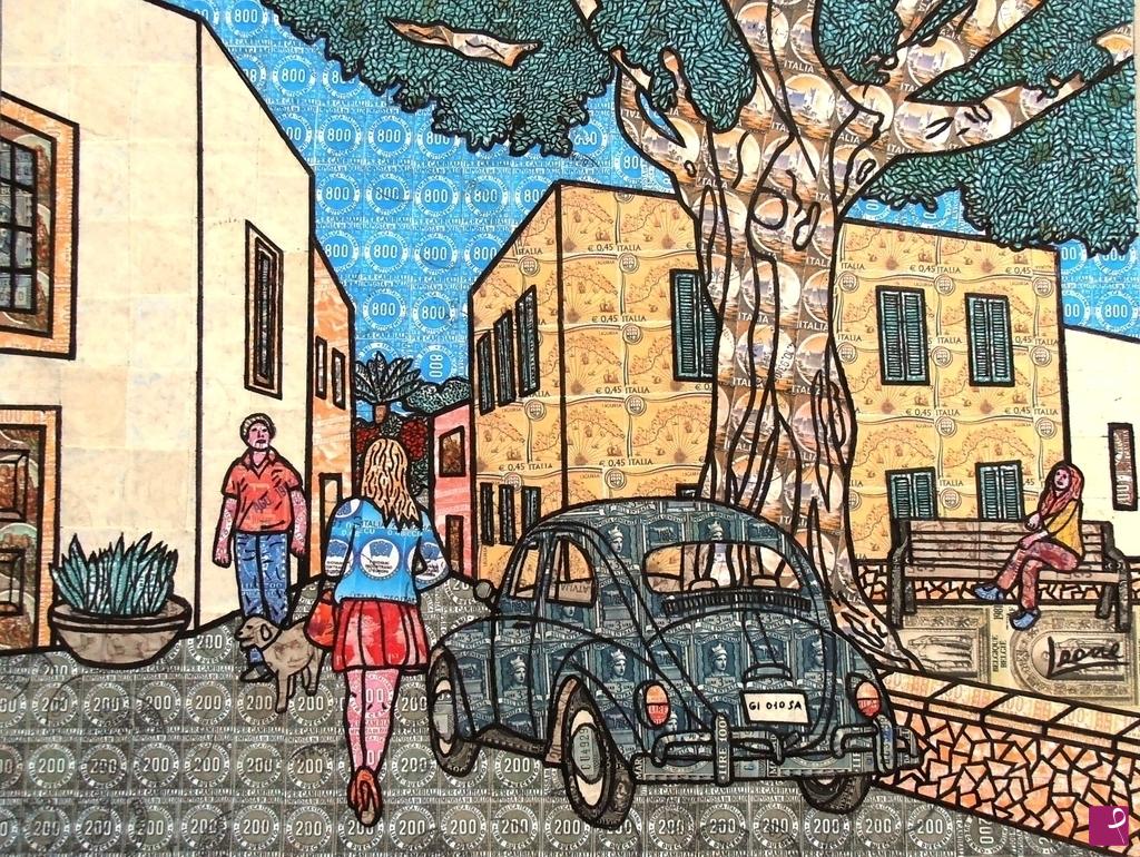 quadri in vendita online - IL MAGGIOLINO BLU