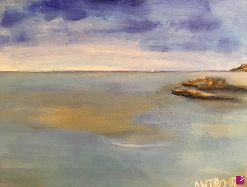 quadri in vendita online - Il mare calmo