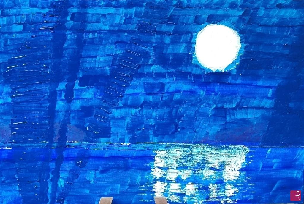 quadri in vendita online - il mare e la notte