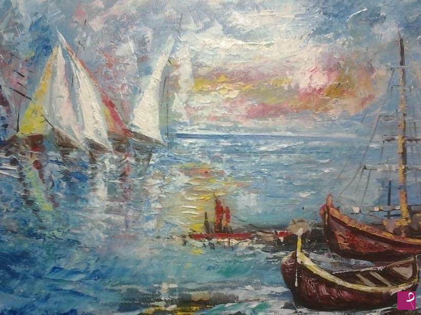 quadri in vendita online - il mare e le barche..