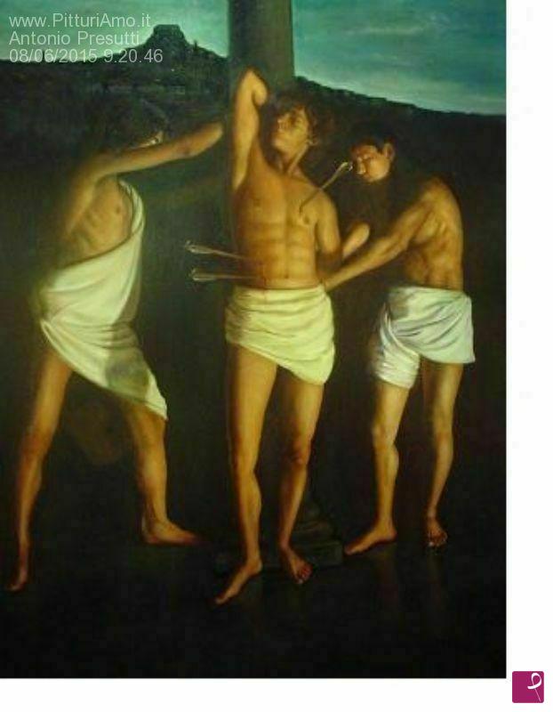 quadri in vendita online - Il martirio di San Sebastiano