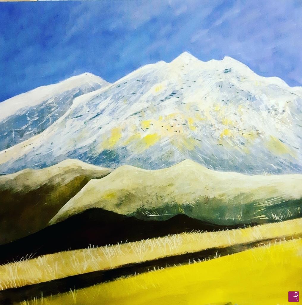 quadri in vendita online - Il Massiccio del Monte Rosa