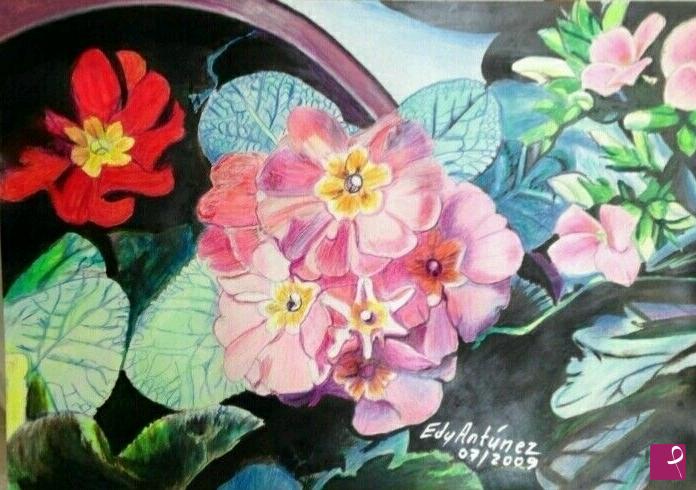quadri in vendita online - Il mio piccolo giardino 