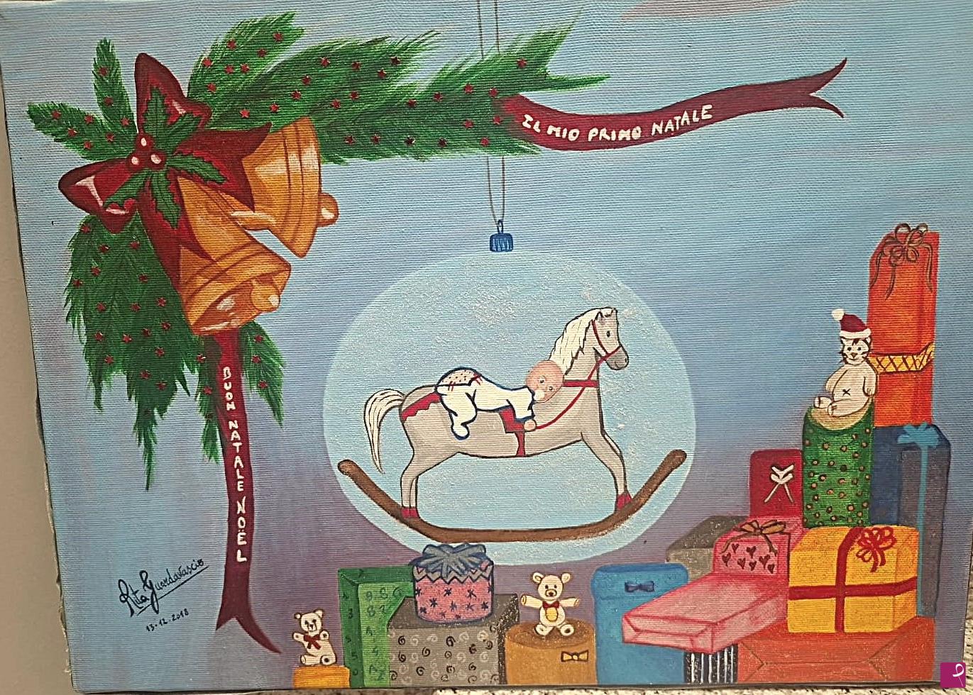 quadri in vendita online - Il mio primo natale con Noel