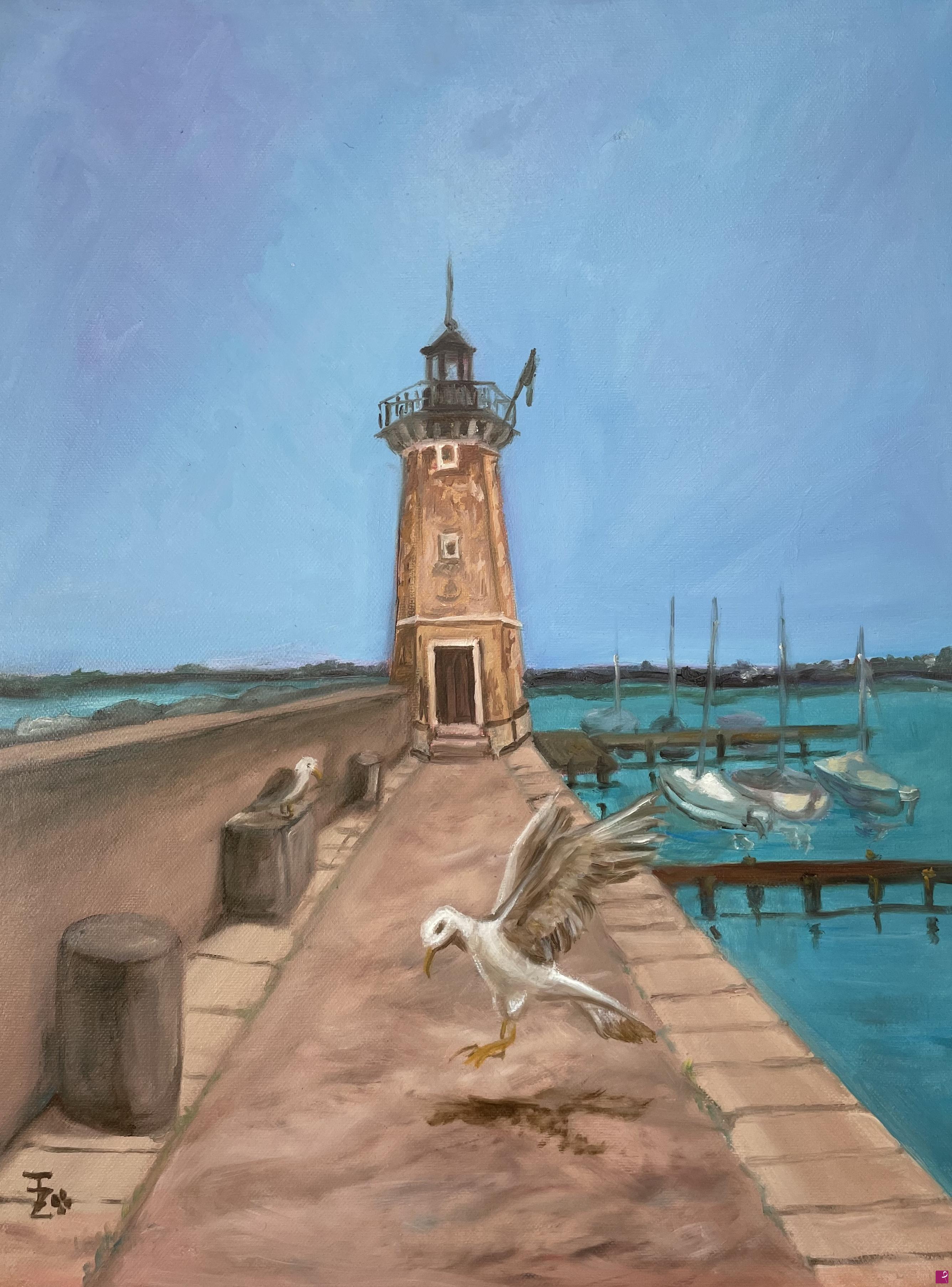 quadri in vendita online - Il molo di Desenzano