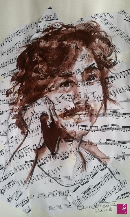 quadri in vendita online - il Musicista