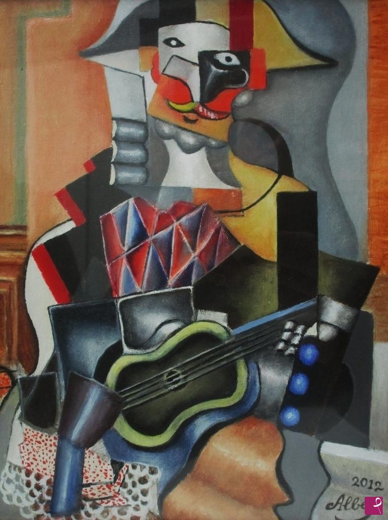 quadri in vendita online - il musicista