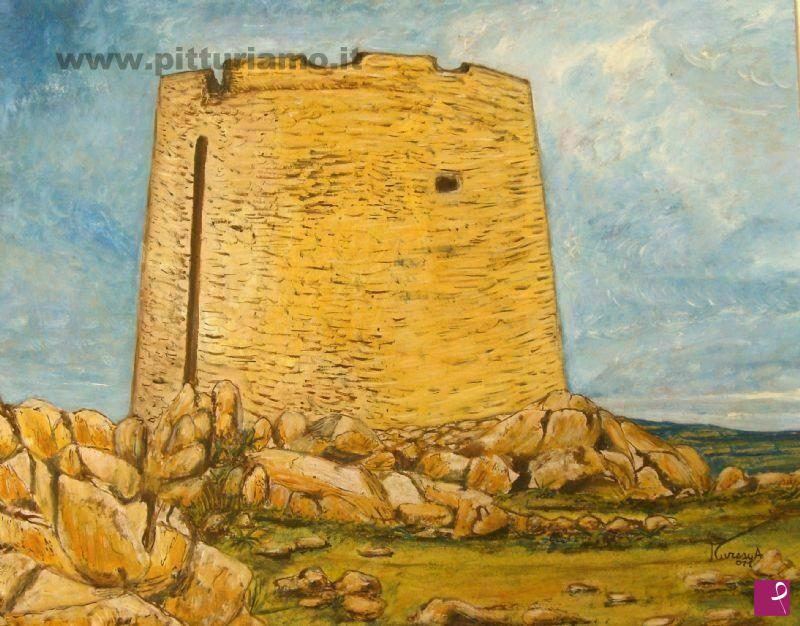 quadri in vendita online - IL NURAGHE ISOLA ROSSA