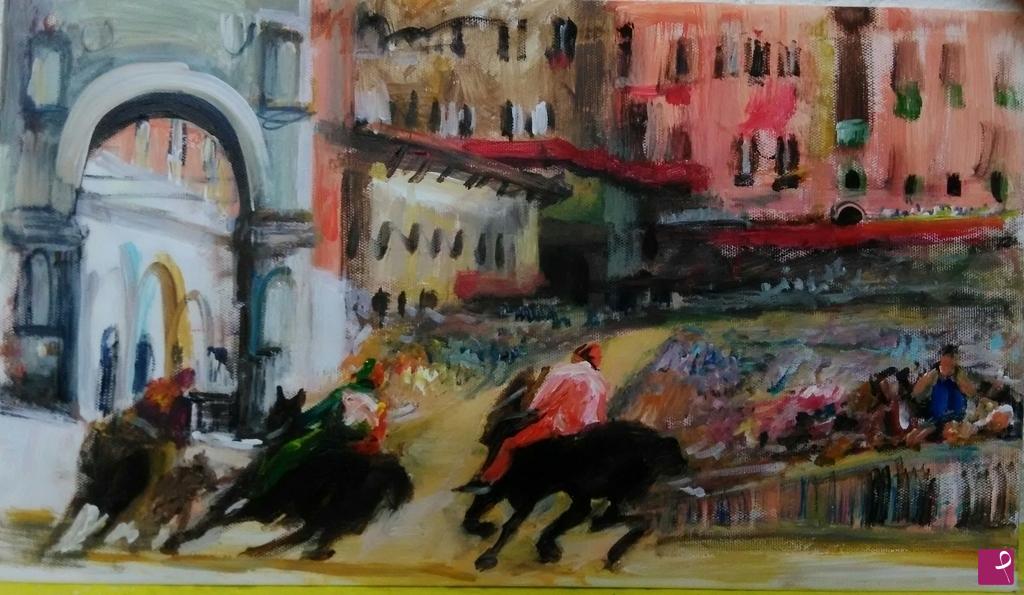 quadri in vendita online - Il palio
