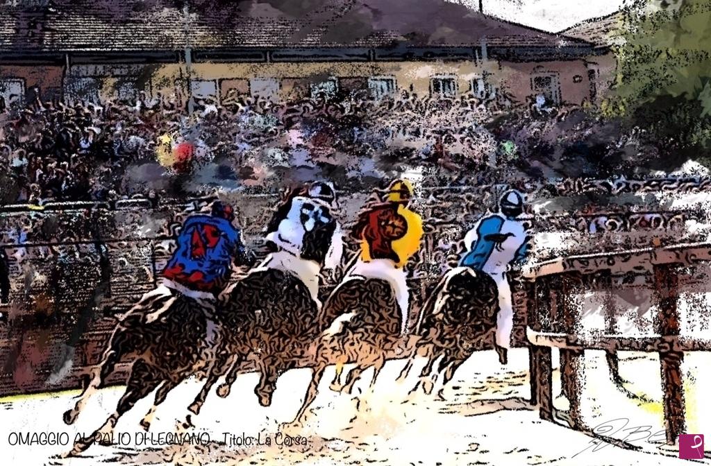 quadri in vendita online - IL PALIO DELLE CONTRADE DI LEGNANO