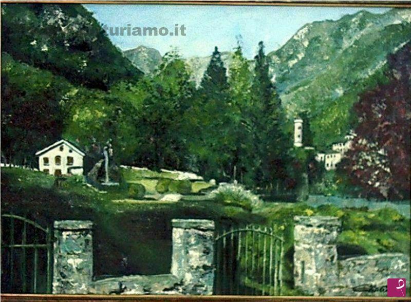 quadri in vendita online - Il parco di Rosazza