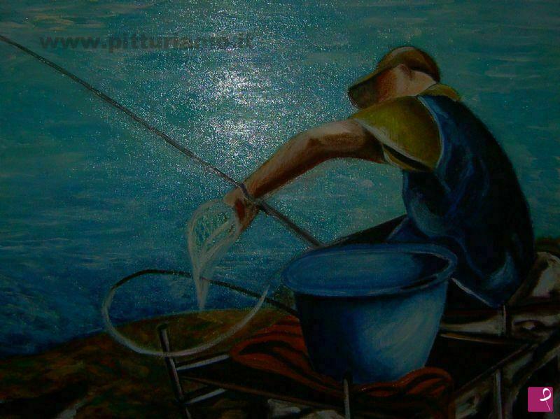 quadri in vendita online - il pescatore