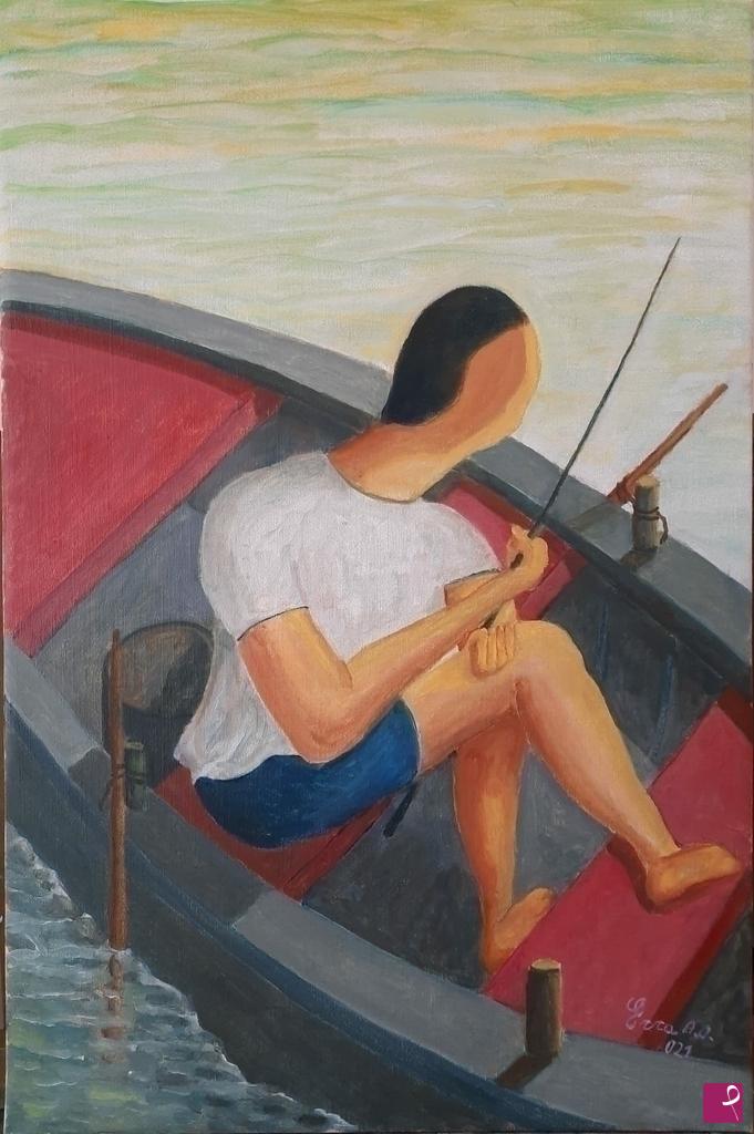 quadri in vendita online - Il pescatore