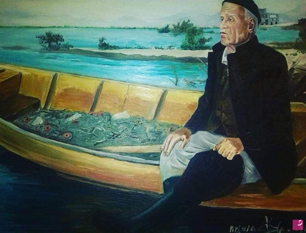 quadri in vendita online - Il pescatore 