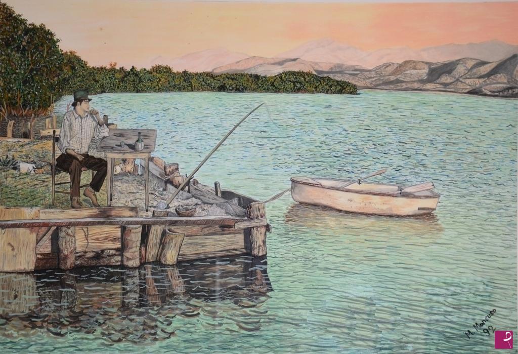quadri in vendita online - IL PESCATORE
