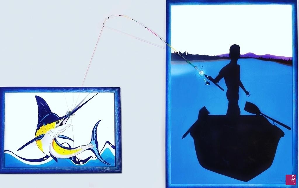 quadri in vendita online - il pescatore