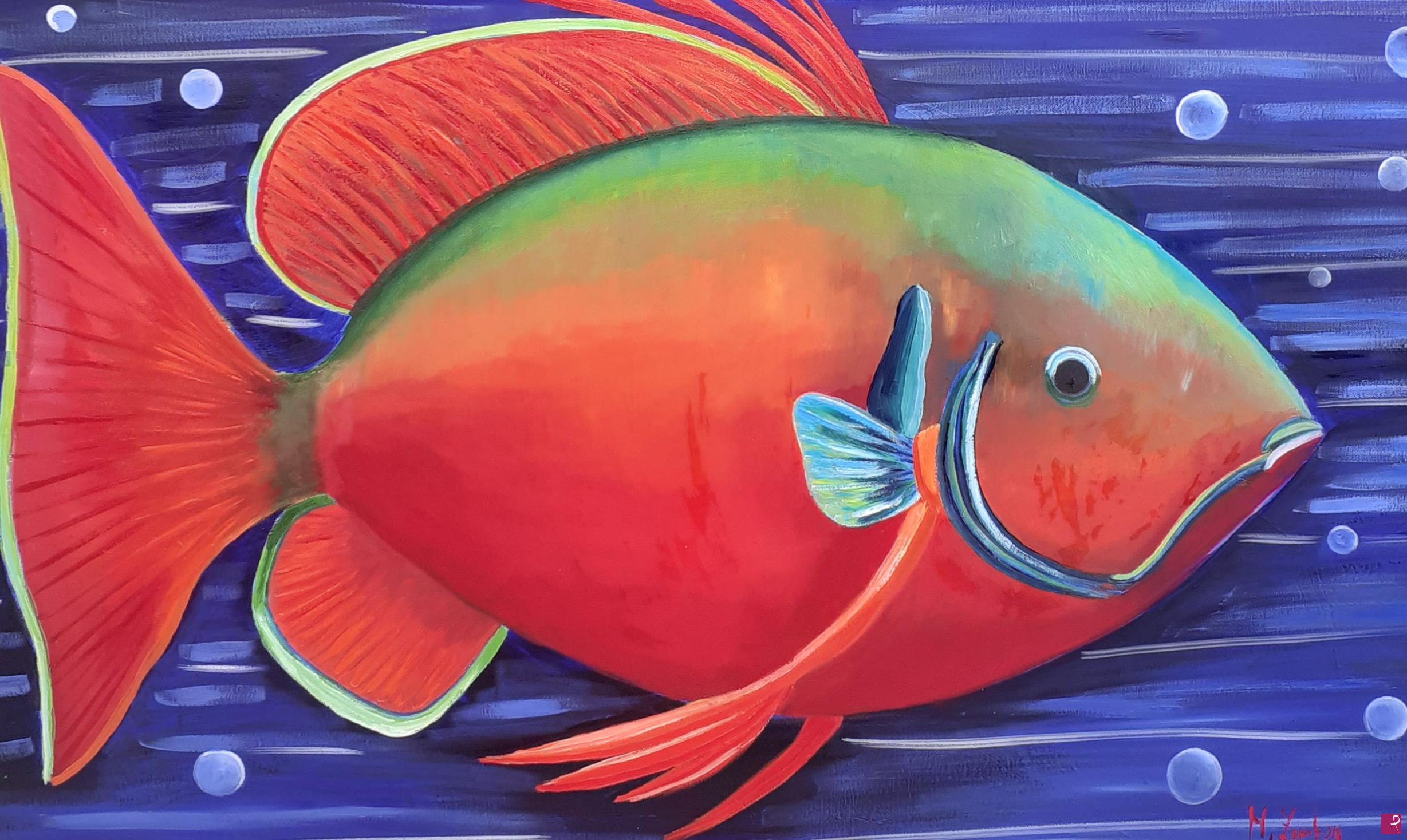 quadri in vendita online - Il pesce rosso