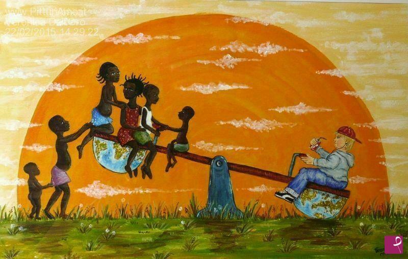 quadri in vendita online - il peso del mondo
