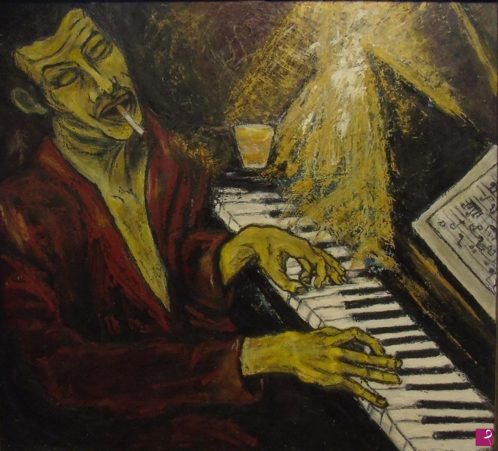 quadri in vendita online - il pianista