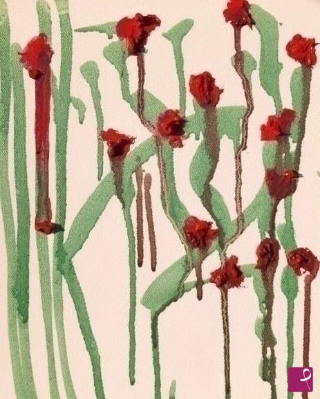 quadri in vendita online - il pianto dei fiori