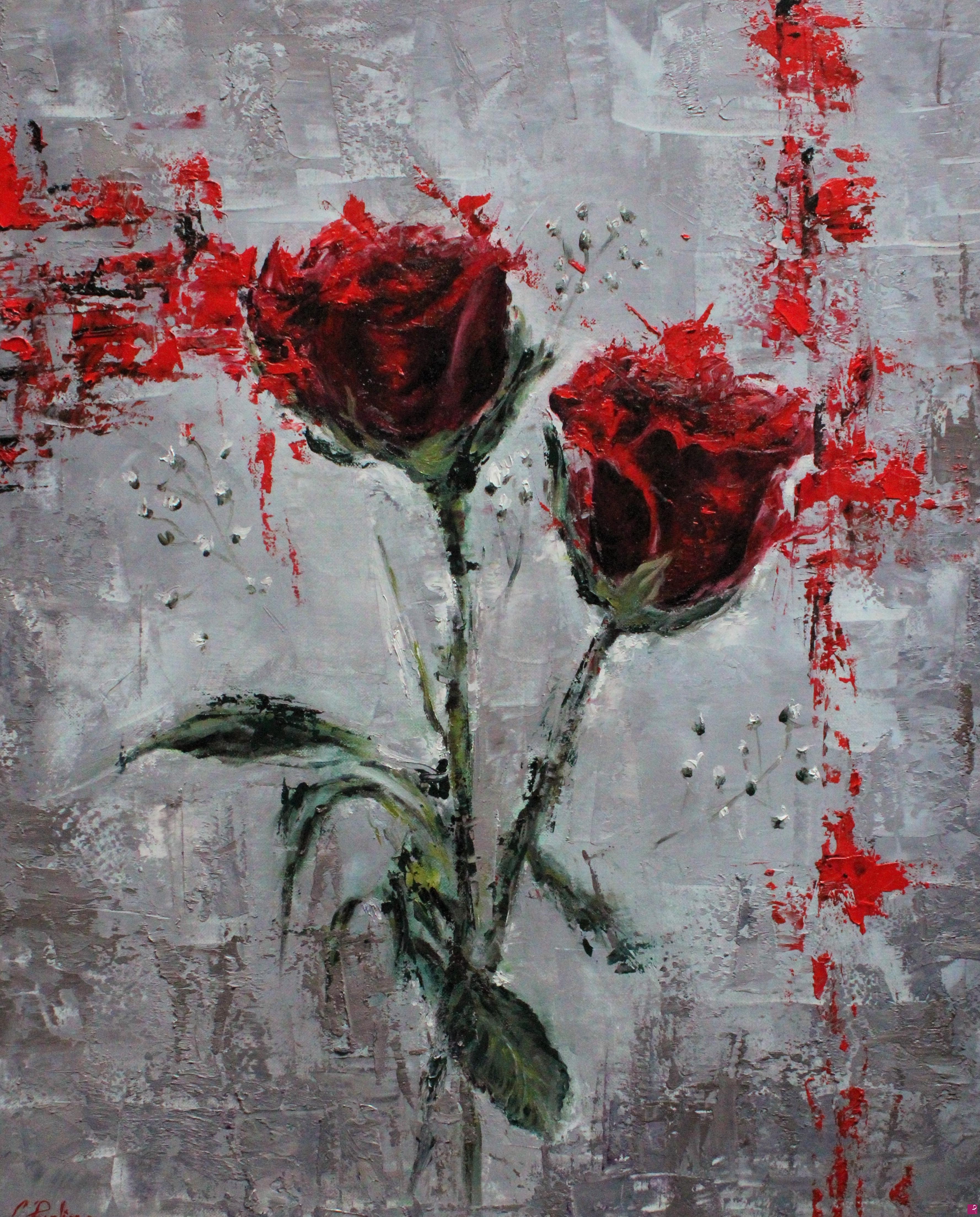 quadri in vendita online - Il pianto delle rose