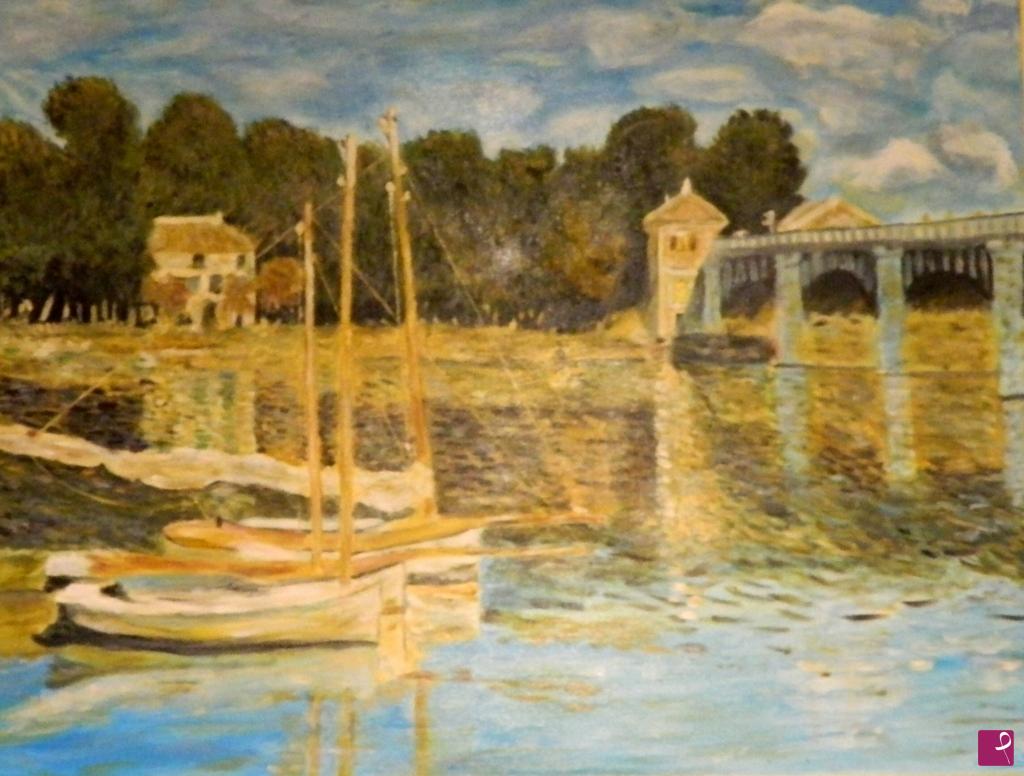 quadri in vendita online - Il ponte ad Argenteuil