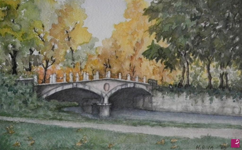 quadri in vendita online - Il ponte delle catene