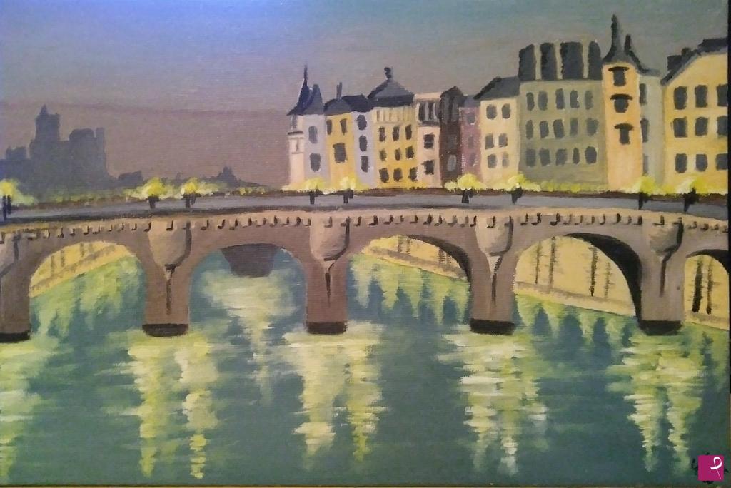 quadri in vendita online - Il ponte di Parigi 