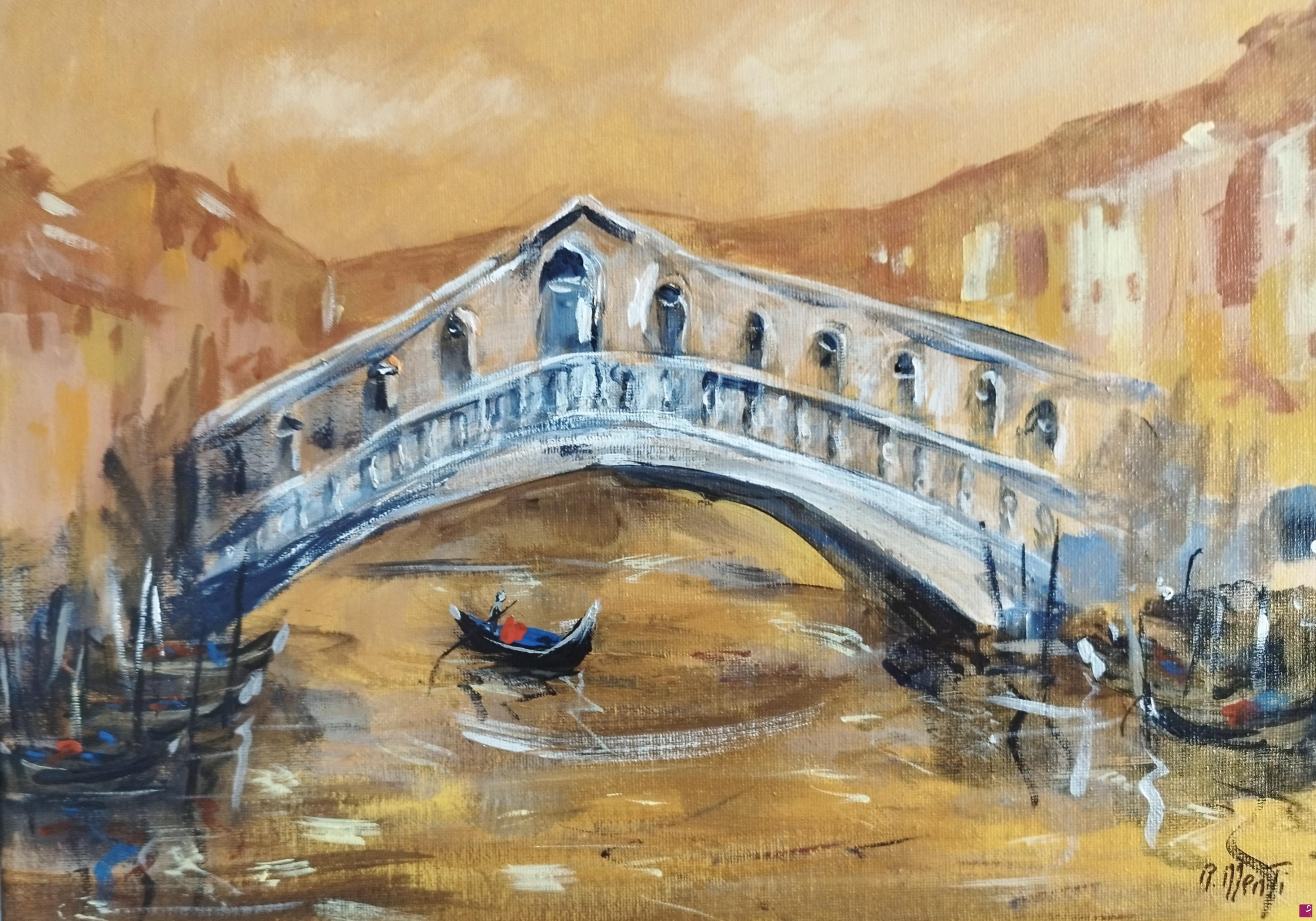 quadri in vendita online - Il Ponte di Rialto - Venezia