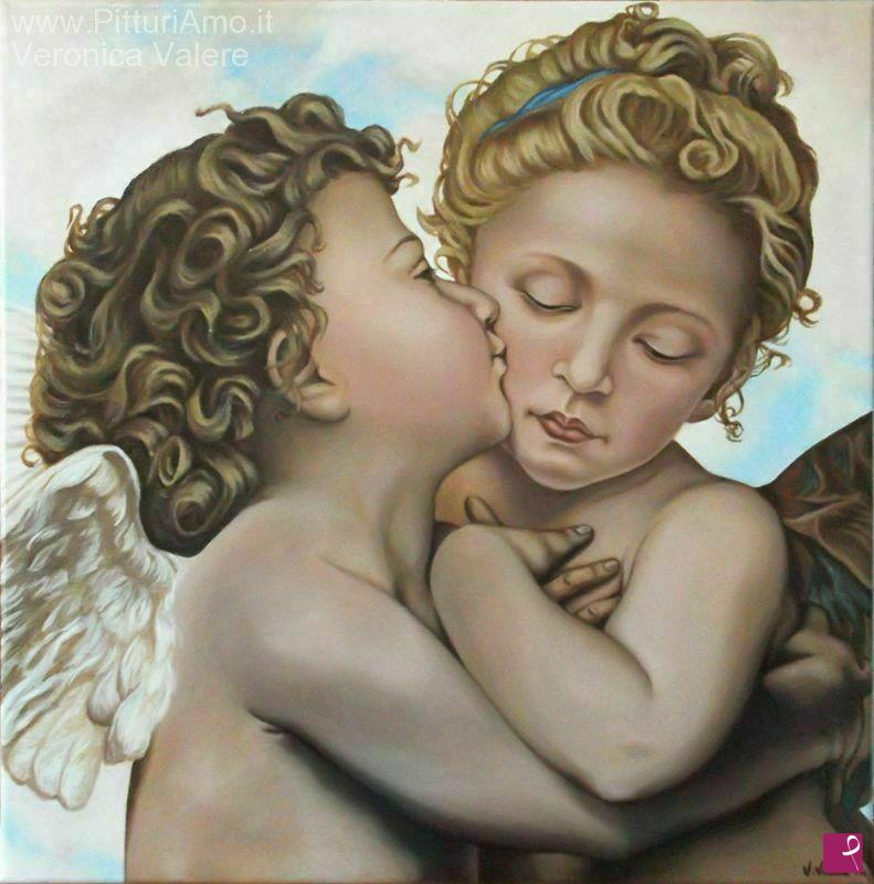 quadri in vendita online - Il Primo Bacio" - Copia di W.A.Bouguereau