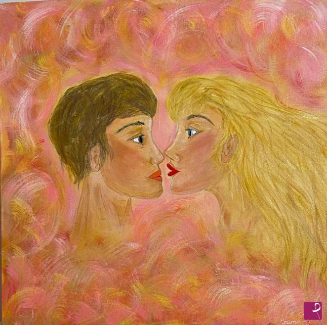 quadri in vendita online - “Il primo bacio”