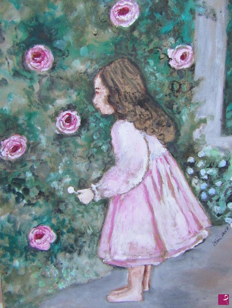 quadri in vendita online - il profumo delle rose