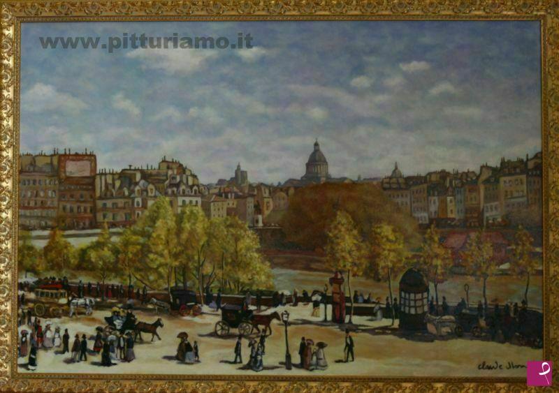 quadri in vendita online - Il quai du Louvre
