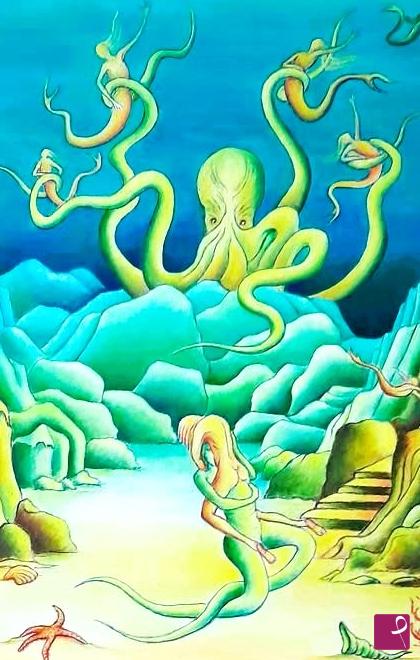 quadri in vendita online - "IL RATTO DELLE SIRENE "