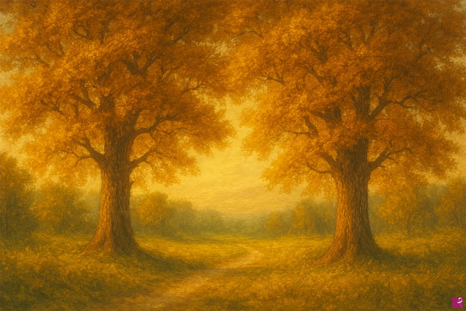 quadri in vendita online - Il respiro delle querce antiche