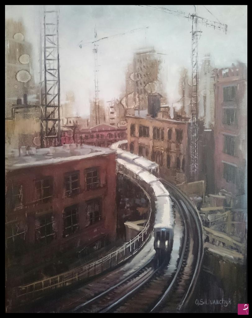 quadri in vendita online - il retro della città
