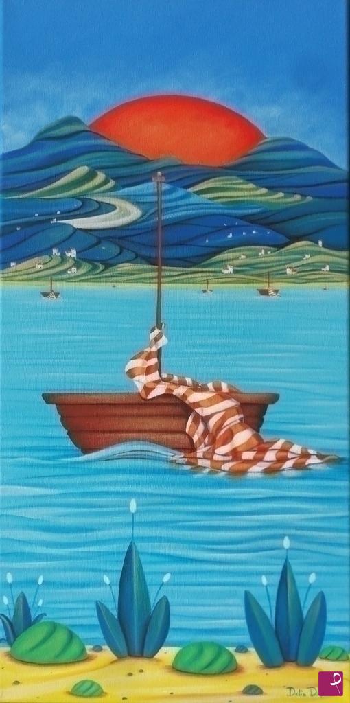 quadri in vendita online - Il riposo del pescatore 