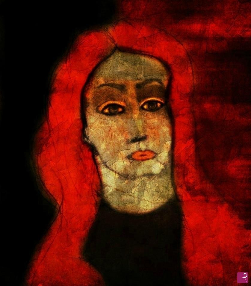 quadri in vendita online - Il  rosso  e  il  nero