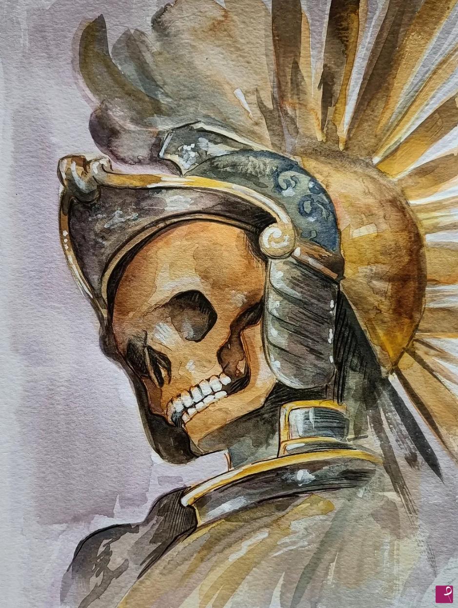 quadri in vendita online - Il santo delle catacombe